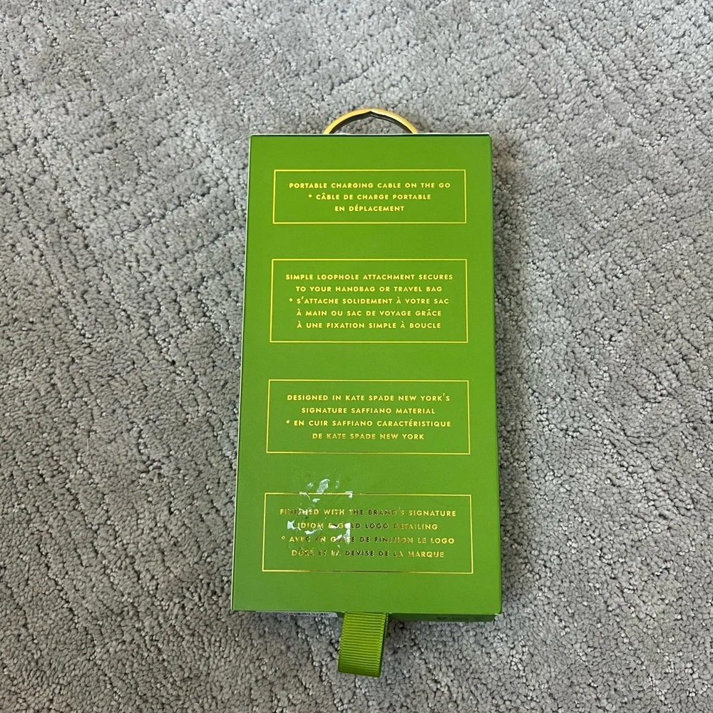 Kate Spade Portable Lighting Charging Cable for Apple Products